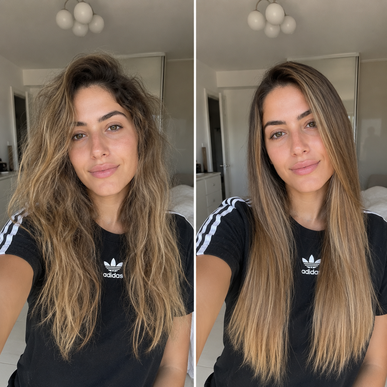 המחליק שמסדר שיער נפוח ב 5 דקות — בלי מחליק גדול ובלי כבל