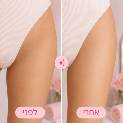 NIRÉL מכונת גילוח נשית עדינה לגוף ולאזורים רגישים